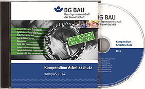 Titelbild der CD Kompendium Arbeitsschutz KompAS 2024.