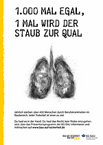 Poster mit gemalter Staublunge