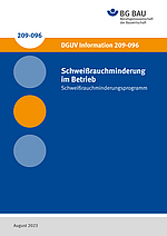 DGUV Information 209-096: Schweißrauchminderung im Betrieb – Schweißrauchminderungsprogramm