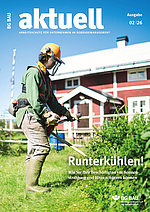 Titelbild BG BAU aktuell 2-2026 Gebäudemanagement.