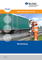 DGUV Information 212-016: Warnkleidung