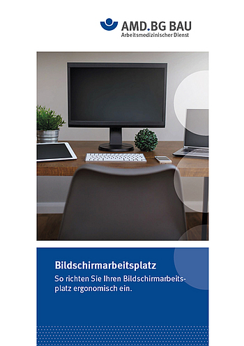 Titelbild Flyer Bildschirmarbeitsplatz