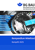 Titelbild der CD Kompendium Arbeitsschutz KompAS 2024.