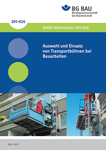 Titelbild DGUV Information 201-026 Gesundheitsgefährdungen durch biologische Arbeitsstoffe bei der Gebäudesanierung