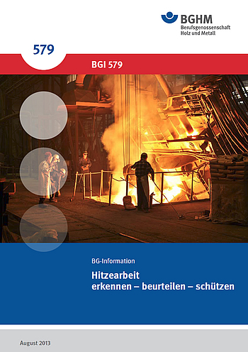 Titelbild DGUV Information 213-002 Hitzearbeit