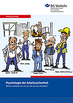 Titelbild der Broschüre Psychologie der Arbeitssicherheit