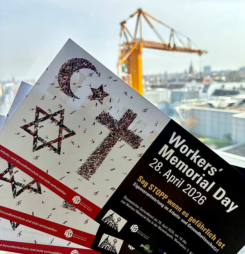 Titelbild der Einladung zum Workers' Memorial Day 2026.