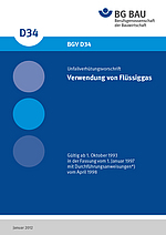 Titelbild der DGUV Vorschrift 79: Verwendung von Flüssiggas