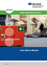 Titelbild DGUV Information 204-022 Erste Hilfe im Betrieb