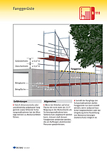 Titelbild Baustein B 111 Fanggerüste