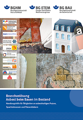 Titelbild der Broschüre Branchenlösung Asbest beim Bauen im Bestand