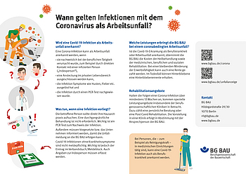 Wann gelten Infektionen mit dem Coronavirus als Arbeitsunfall?