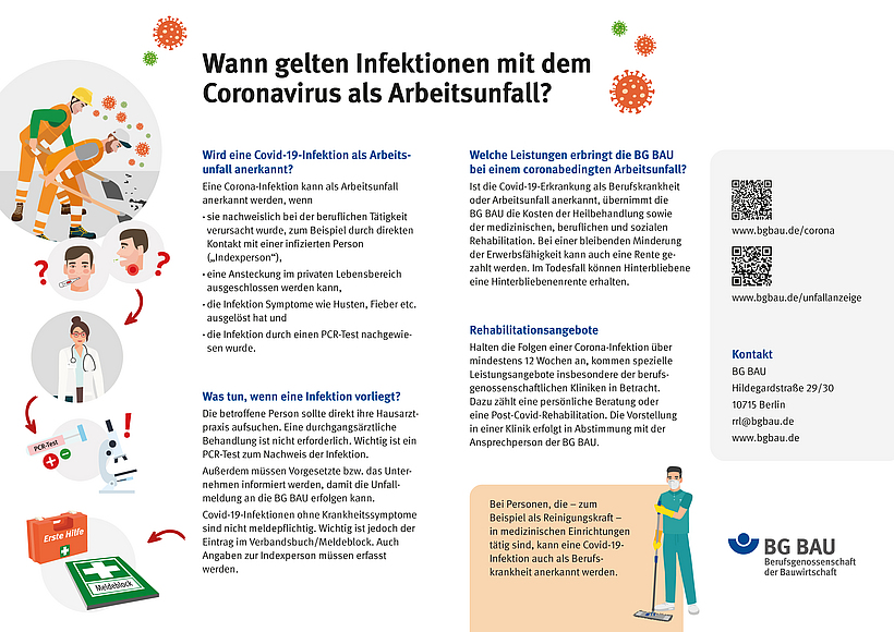 Wann gelten Infektionen mit dem Coronavirus als Arbeitsunfall?