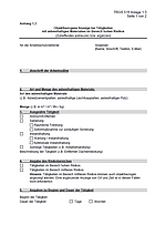 Objektbezogene Mitteilung zu Tätigkeiten mit asbesthaltigen Gefahrstoffen (Anlage 1.3)