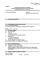 Objektbezogene Mitteilung zu T&auml;tigkeiten mit asbesthaltigen Gefahrstoffen (Anlage 1.3)