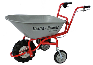 Ergonomie, Ergonomische Lösungen, Ergonomisches Arbeiten, Reduzierung der körperlichen Belastungen, Minidumper, Schubkarre mit Elektroantrieb, Transport