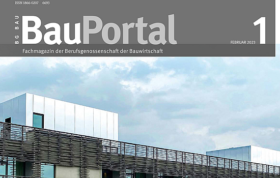 Cover BauPortal Ausgabe 1-2023: Hotelneubau Seezeitlodge