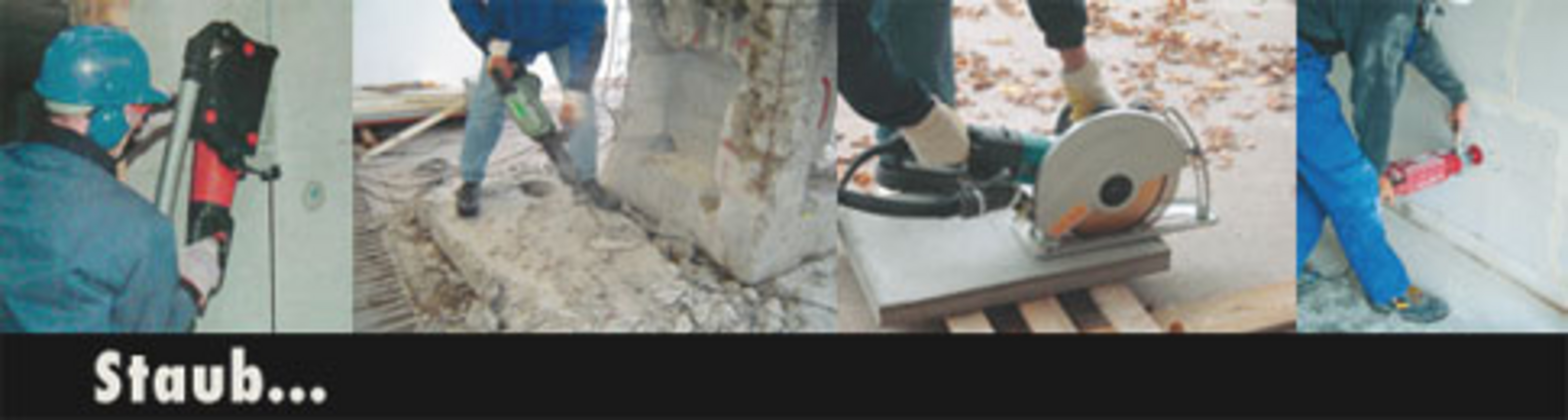 Abbildung staubige Arbeiten