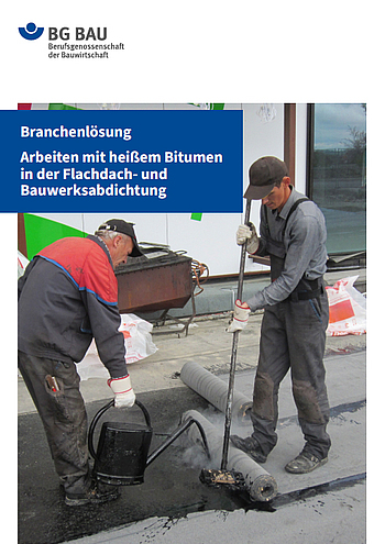 Titelbild der Branchenlösung "Arbeiten mit heißem Bitumen in der Flachdach- und Bauwerksabdichtung"