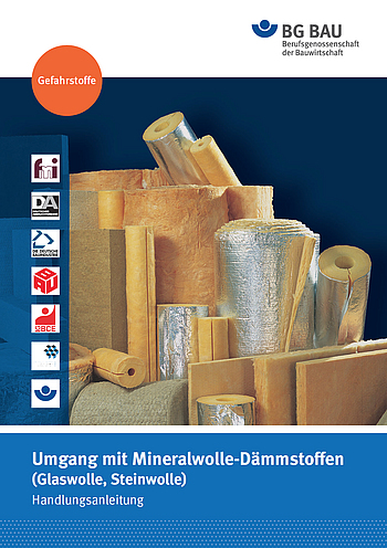 Titelbild Broschüre Umgang mit Mineralwolle-Dämmstoffen