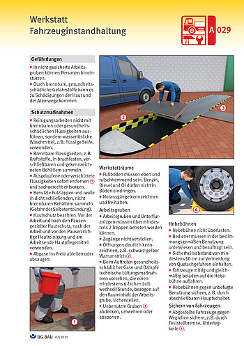 Titelbild Baustein A 029 Werkstatt Fahrzeuginstandhaltung