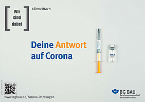 Eine Spritze mit COVID-19-Impfstoff liegen beieinander.