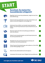 Kurzcheck: So starten Ihre Auszubildenden erfolgreich!