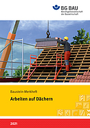 Titelbild Baustein Merkheft: Arbeiten auf Dächern