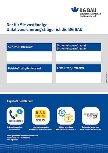 Plakat Unser Betrieb ist Mitglied … (DIN A4)