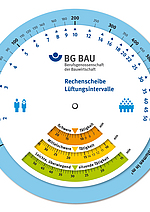 Messscheibe Lüften Vorderseite