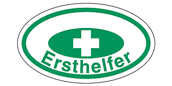 Aufkleber Ersthelfer