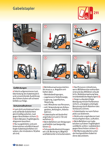 Titelbild Baustein B 211: Gabelstapler