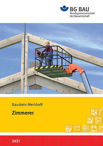 Titelbild Baustein-Merkheft: Zimmerer