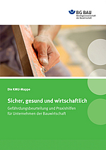 Titelbild der KMU-Mappe: Sicher, gesund und wirtschaftlich