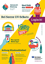 Poster "Bei Sonne UV-Schutz. Logisch!"