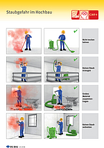 Flyer Staubgefahr im Hochbau