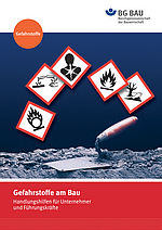 Titelbild Broschüre Gefahrstoffe am Bau