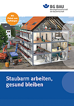 Flyer Staubarm arbeiten, gesund bleiben