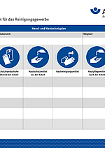 Hand- und Hautschutzplan für das Reinigungsgewerbe