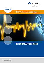 DGUV Information 209-023: Lärm am Arbeitsplatz