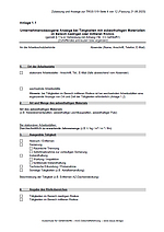 Unternehmensbezogene Anzeige zu Tätigkeiten mit asbesthaltigen Gefahrstoffen (Anlage 1.1)