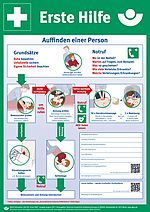 Primul ajutor (Rumänisch) - Erste Hilfe Plakat