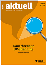 Titelbild BG BAU aktuell 2/2021 Ausbau