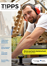 Titelbild der T!PPS - Zeitung für Beschäftigte der Bauwirtschaft, Ausgabe 2-2024.