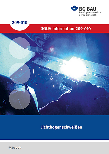 Titelbild DGUV Information 209-010 Lichtbogenschweißen