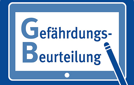 Das ist das Logo zur Digitalen Gefährdungsbeurteilung.