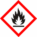 Sicherheitszeichen GHS02 Flamme nach GHS Verordnung