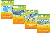 Vier Titelbilder der BG BAU aktuell Branchenausgaben 2/2023 Ausbau, Rohbau, Tiefbau und Gebäudemanagement Collage der Titelbilder von BG BAU aktuell 2-2023.