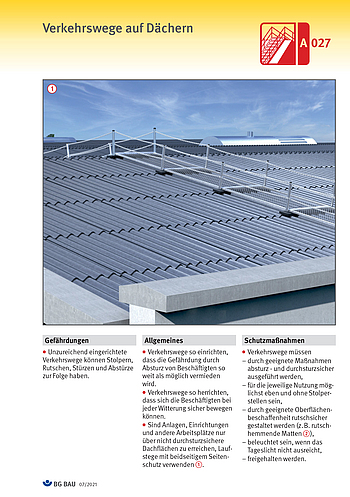 Titelbild Baustein A 027 Verkehrswege auf Dächern