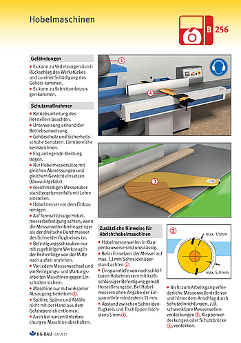 Titelbild Baustein B 256: Hobelmaschinen